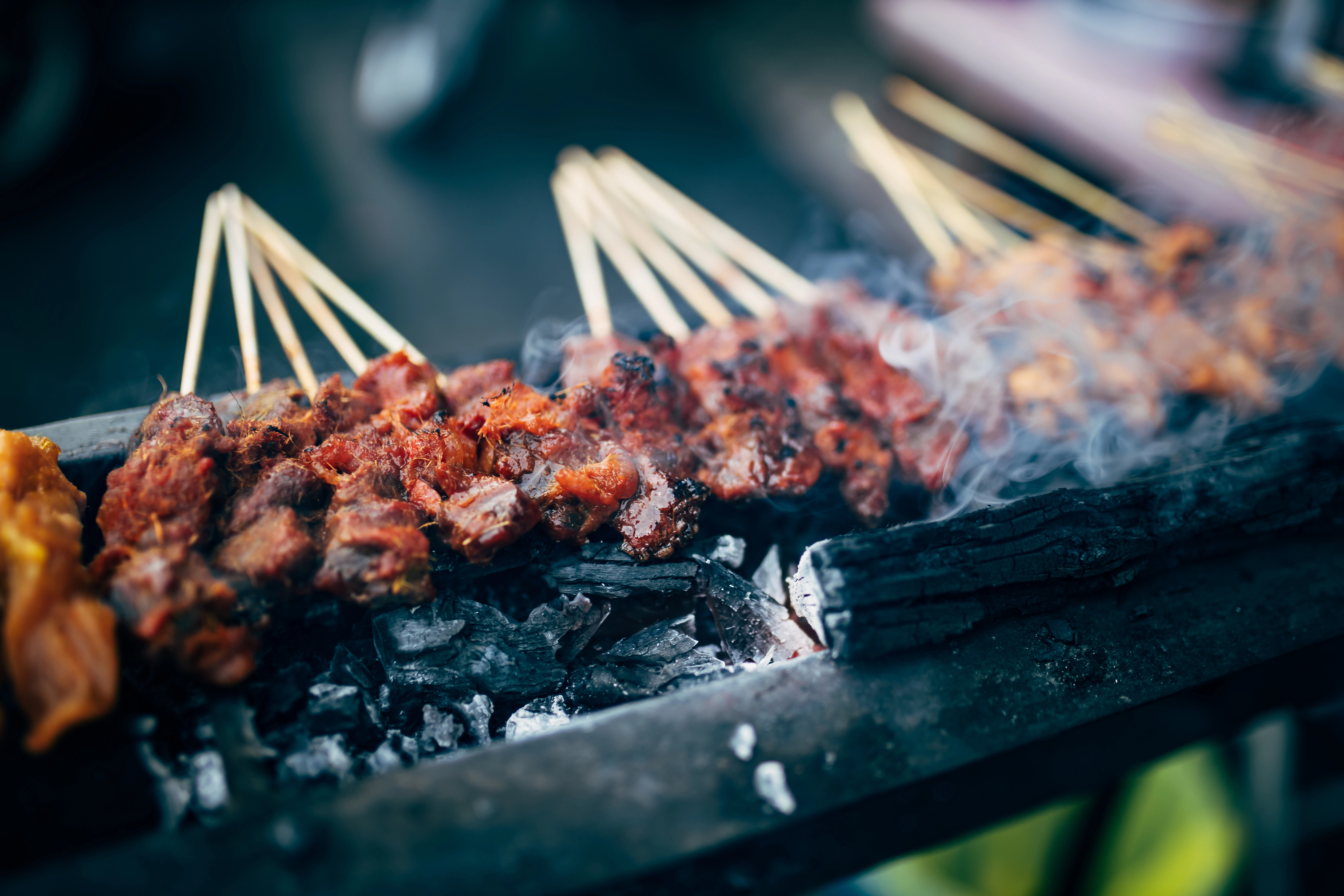 Chicken Satay With Satay Sauce