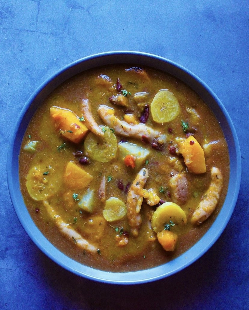 Hearty Red Pea & Pumpkin Soup