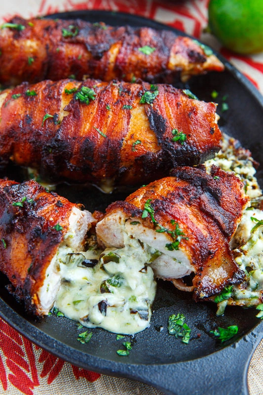 Jalapeño Chicken Bites Wrapped In Bacon