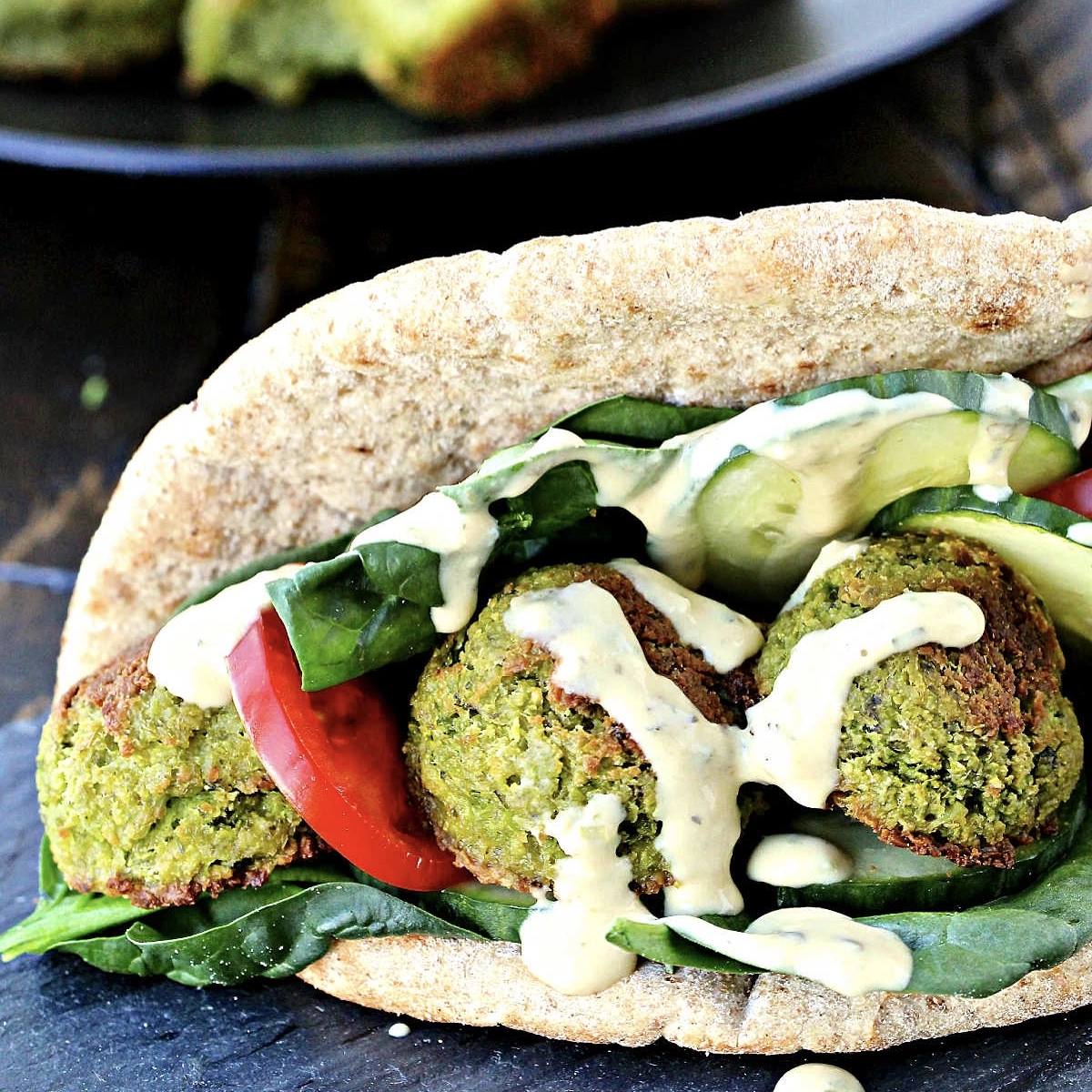 Edamame, Pea And Sesame Falafels (Ve)