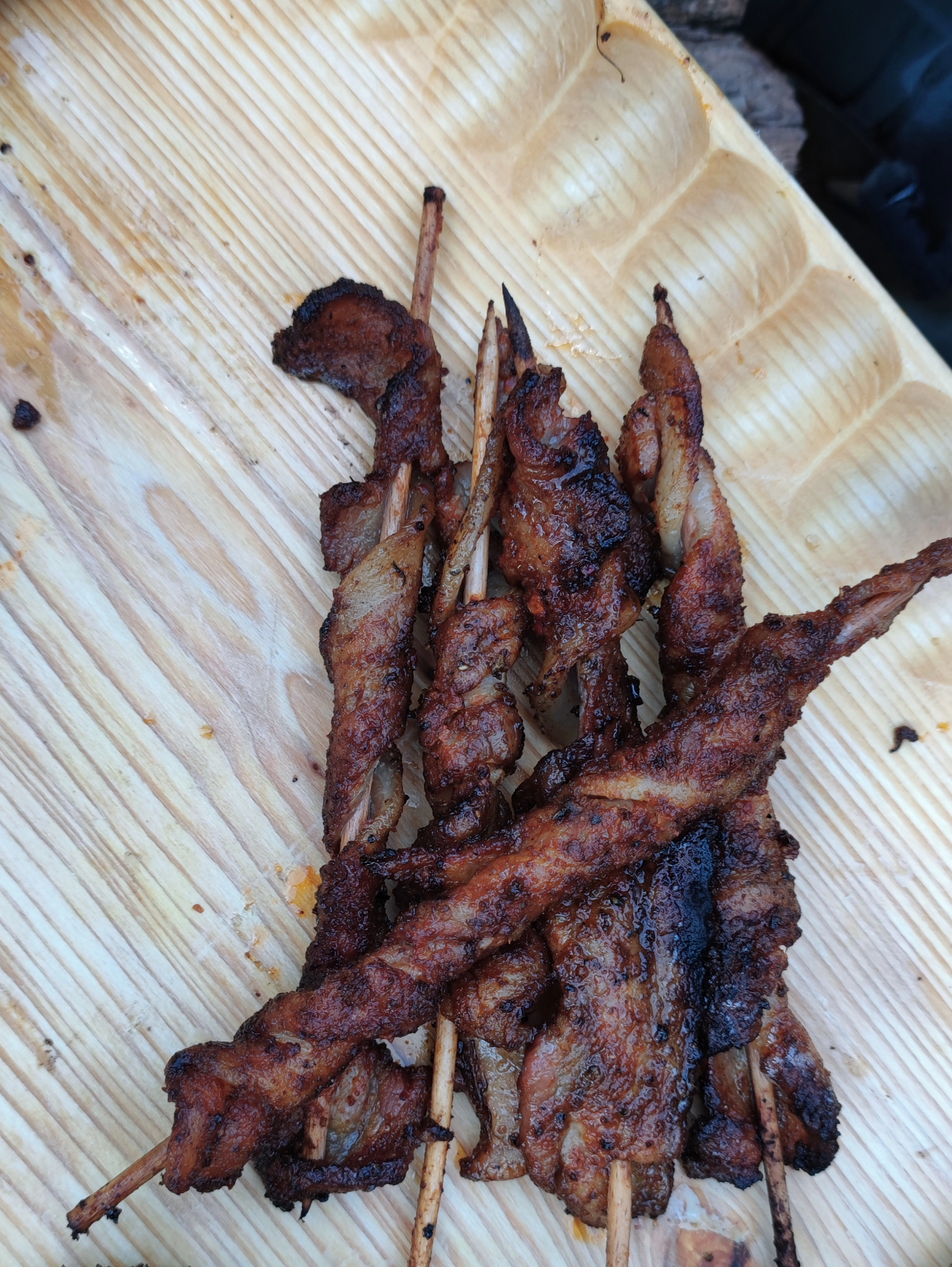 Bacon Roll Skewers.