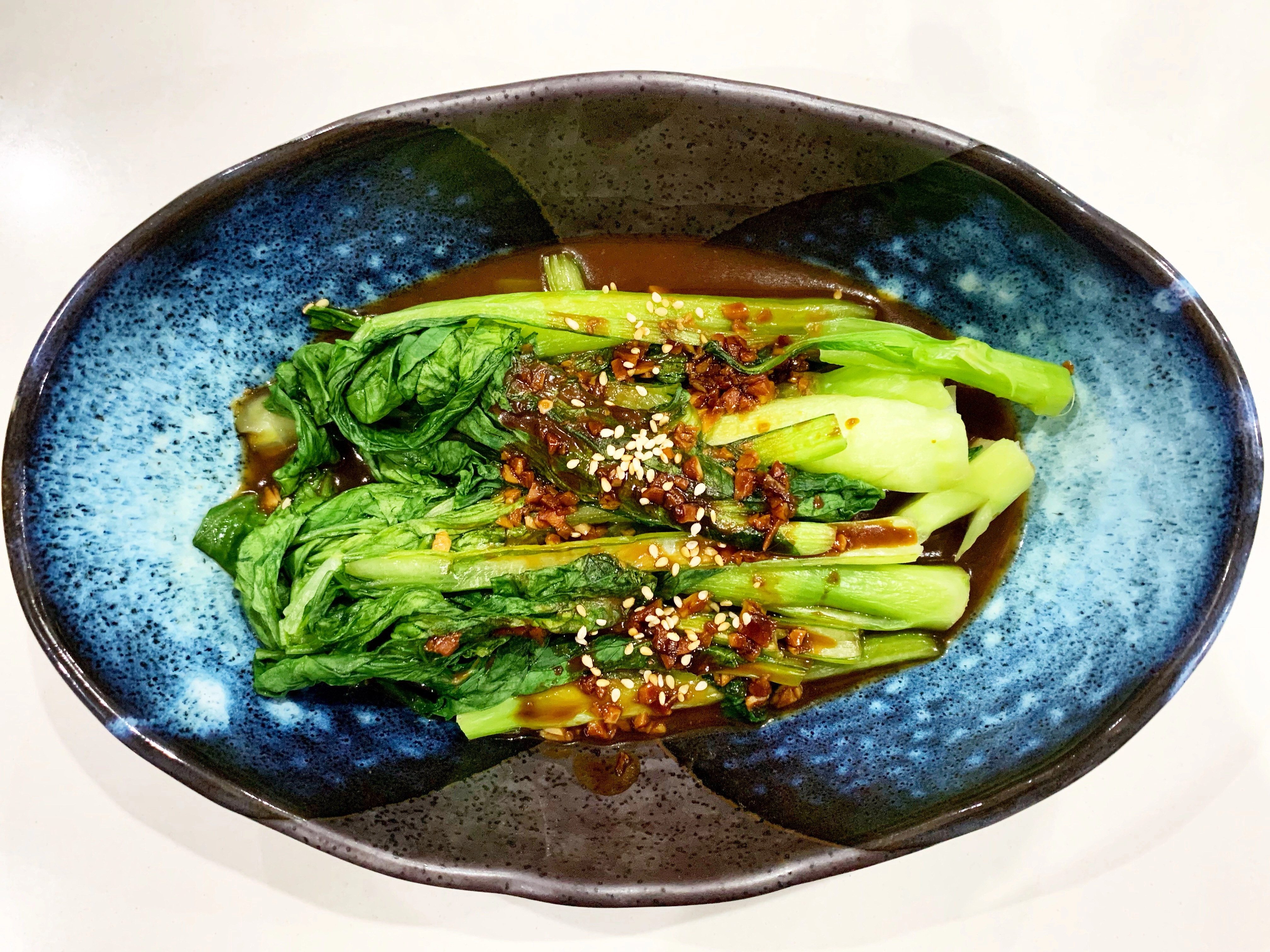 Chinese Broccoli (Gai Lan) With Garlic Oyster Sauce