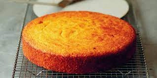 Orange And Polenta Cake With Plant Based Ice-Cream And Caramelised Almonds