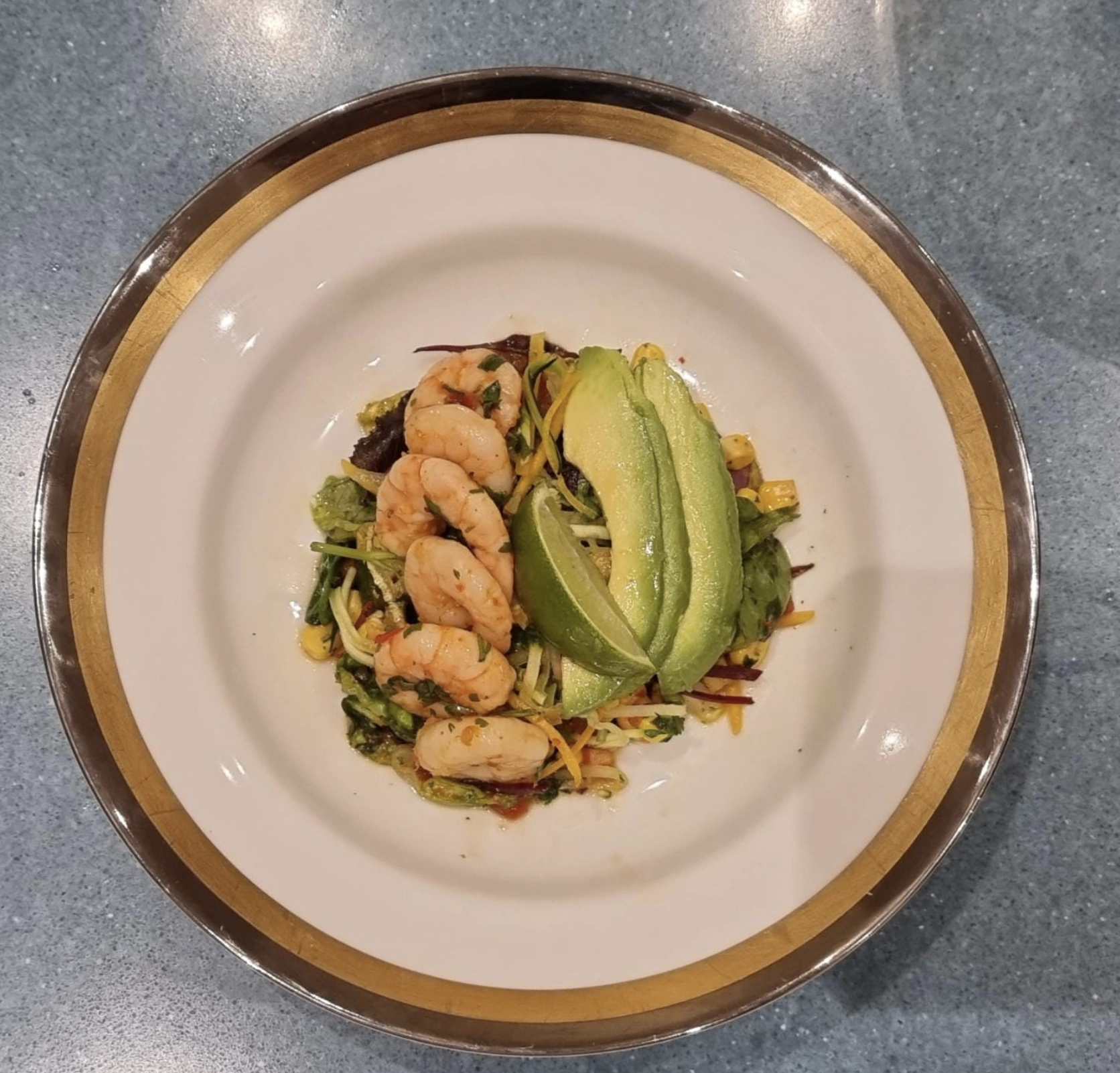 Mexican Sweetcorn Salad With Prawns And Avocado