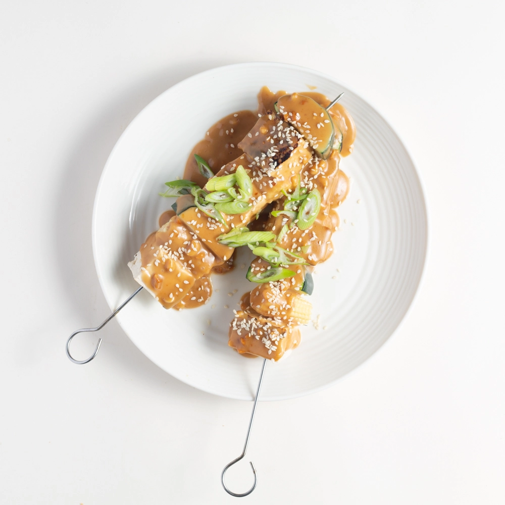 Tofu & Vegetable Satay Skewers (Ve) (Most Popular)