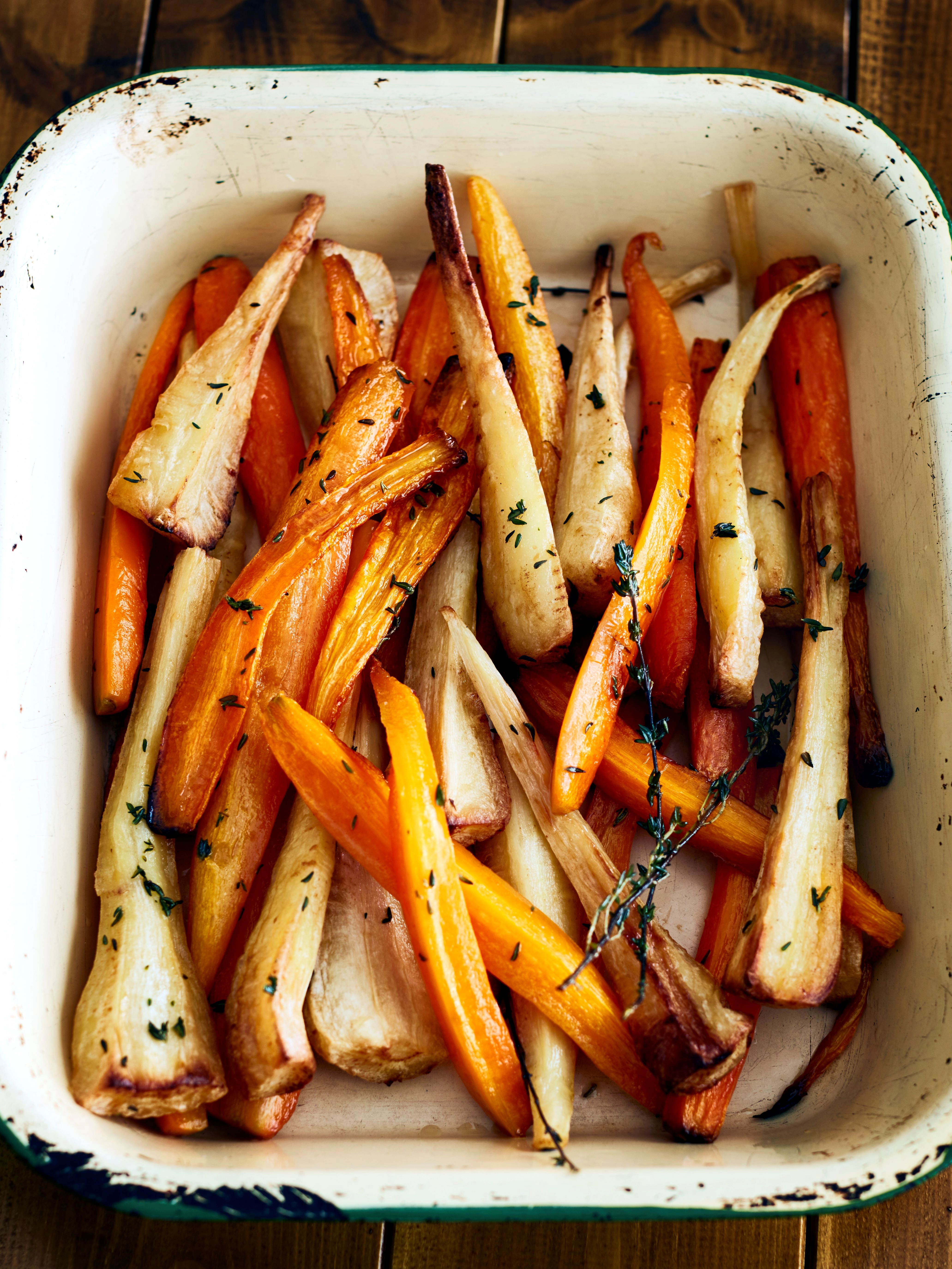 Honey Roast Carrots And Parsnip