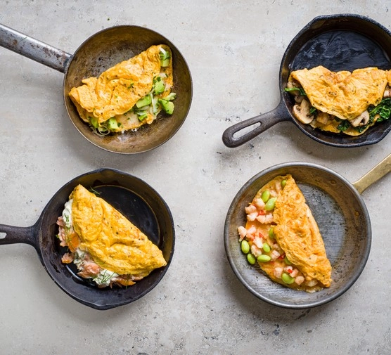 Pick Your Meats, Cheeses And Vegetables Live And Watch Your Omelette Be Made To Perfection