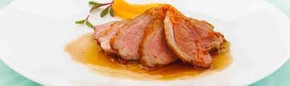 Orange Glazed Duck Breast (Accompanied By An Orange Glaze And Orange Segments)