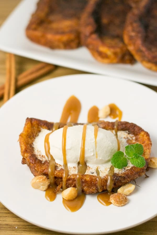 Torrijas With Vanilla Ice Cream (V)