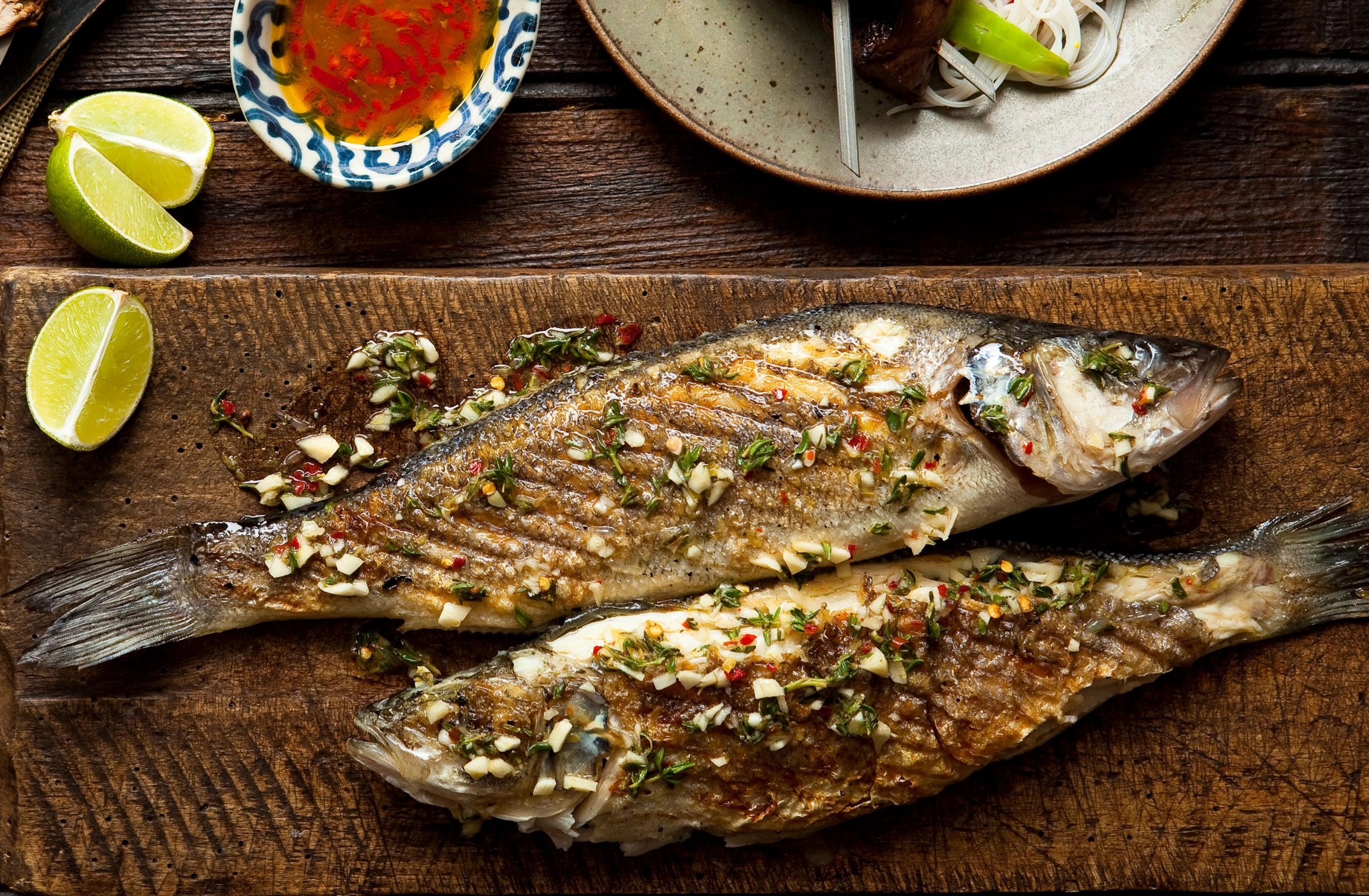 Sea Bass Marinated With Chermoula And Sumac,