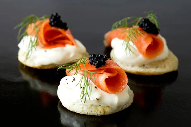 Scottish Smoked Salmon Blini