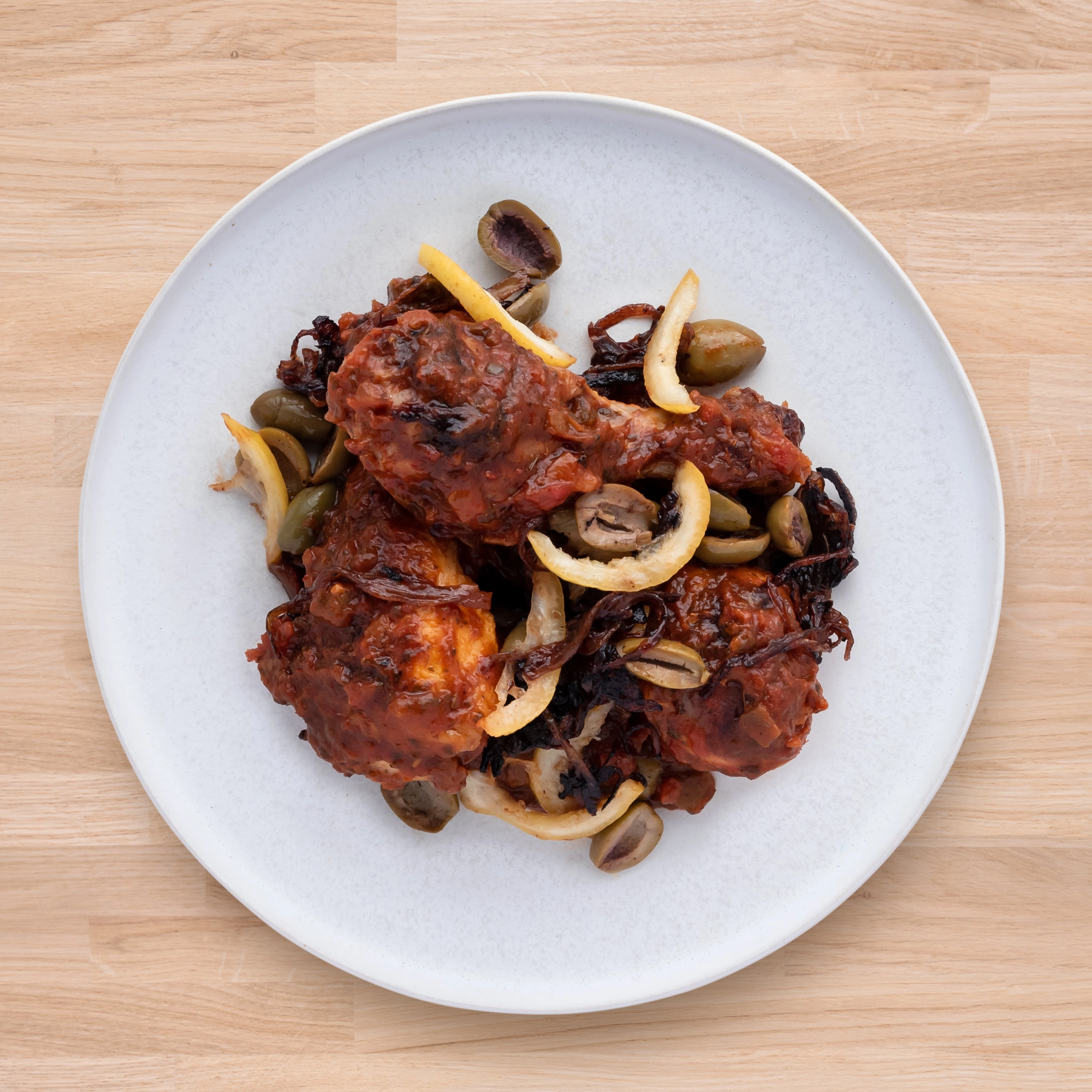 Chicken, Preserved Lemon & Olive Tagine