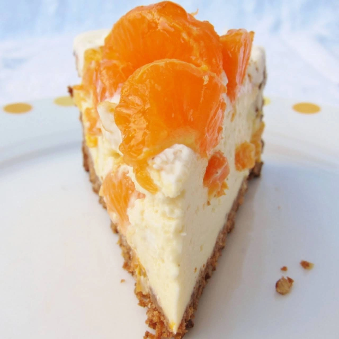 Spiced Mandarin Cheesecake