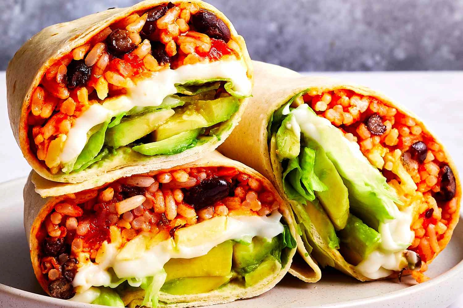 Rice & Bean Burritos (Vegetarian)