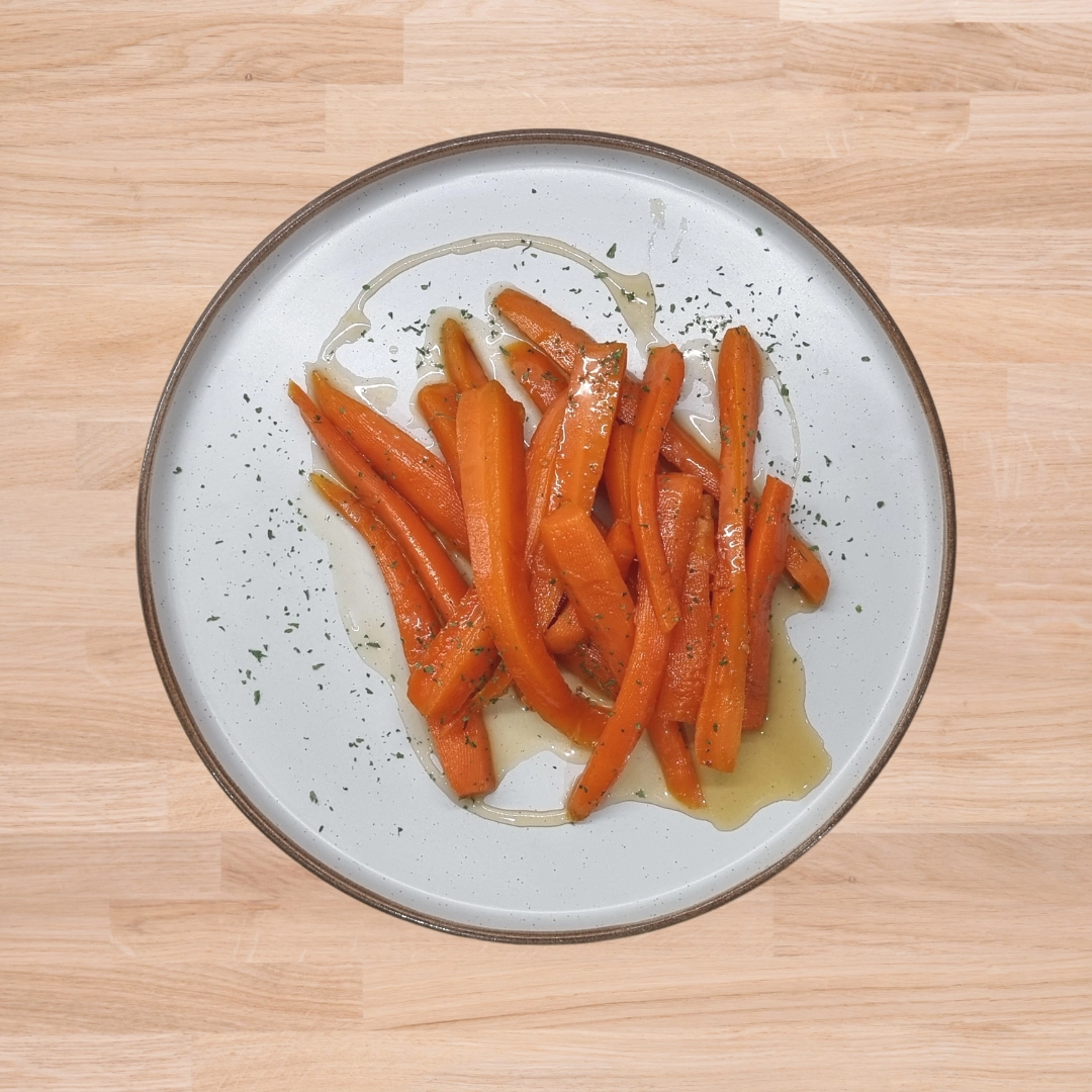 Glazed And Roasted Carrots