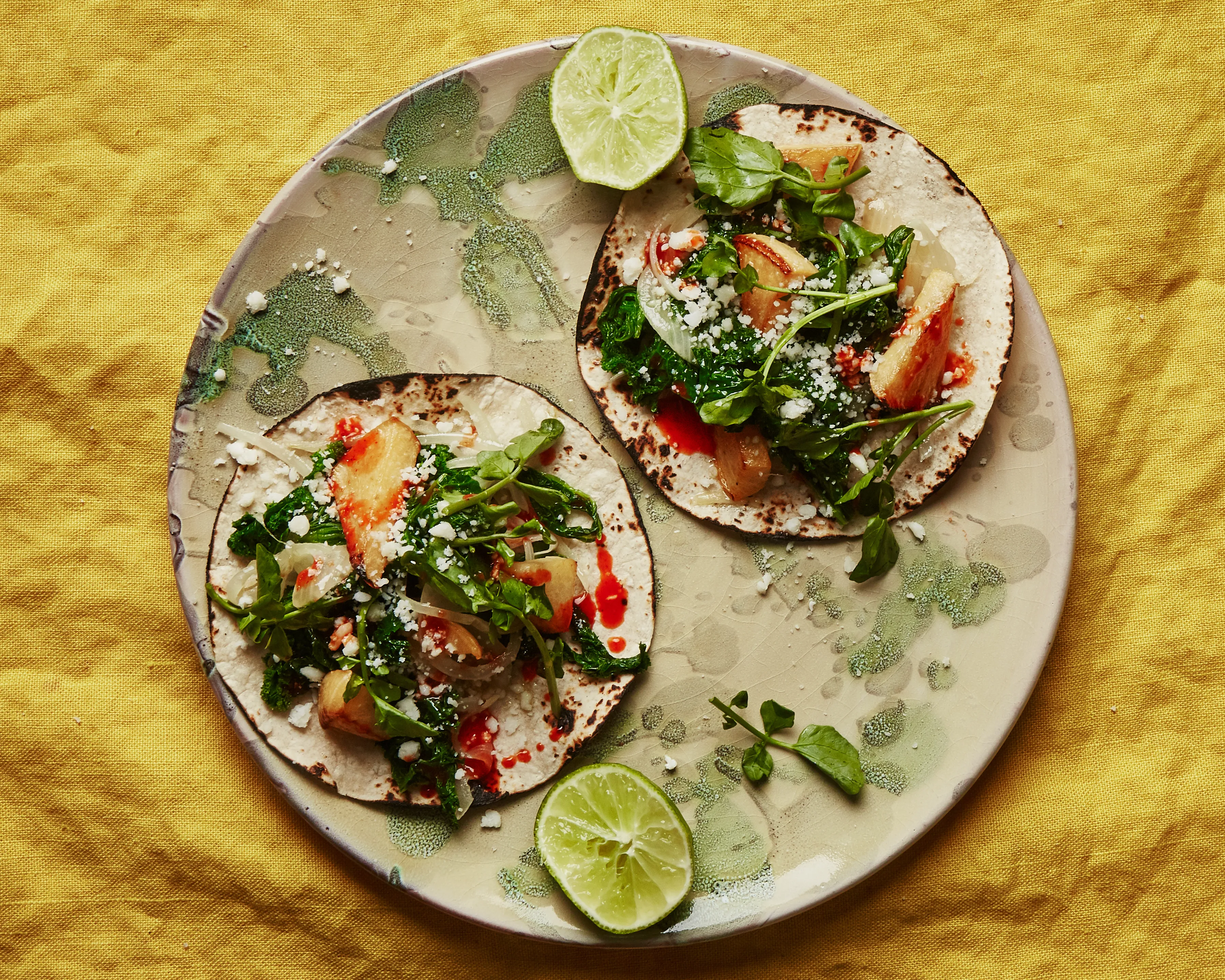 Rutabaga Tacos (Vegetarian)