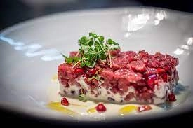 Buffalo Mozzarella Cream With Beef Tartare