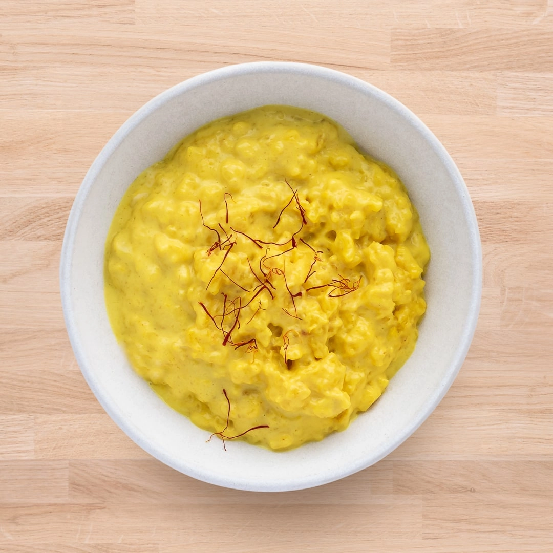 Persian Saffron Rice Pudding