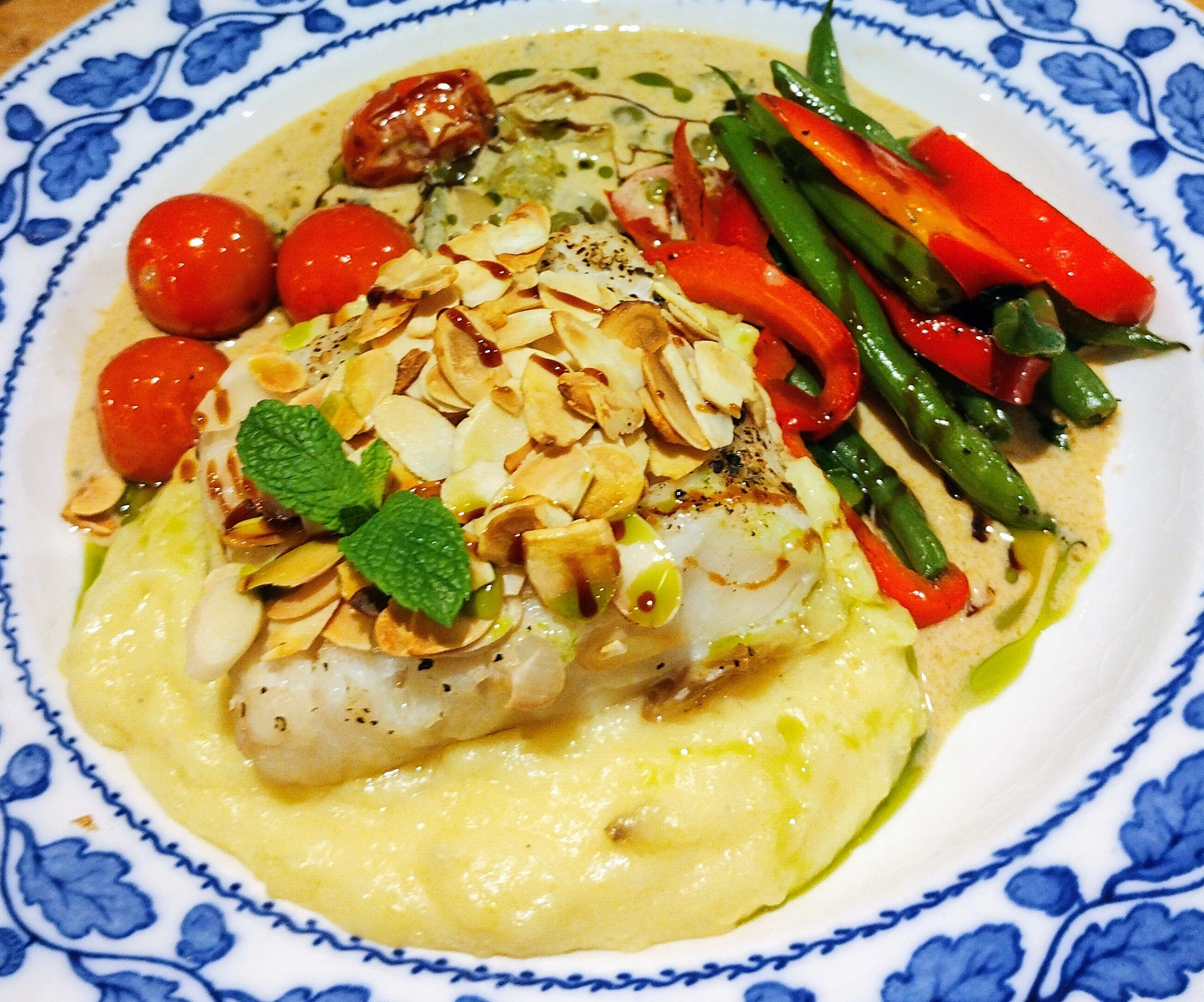 Roasted Cod, Herbed Crust