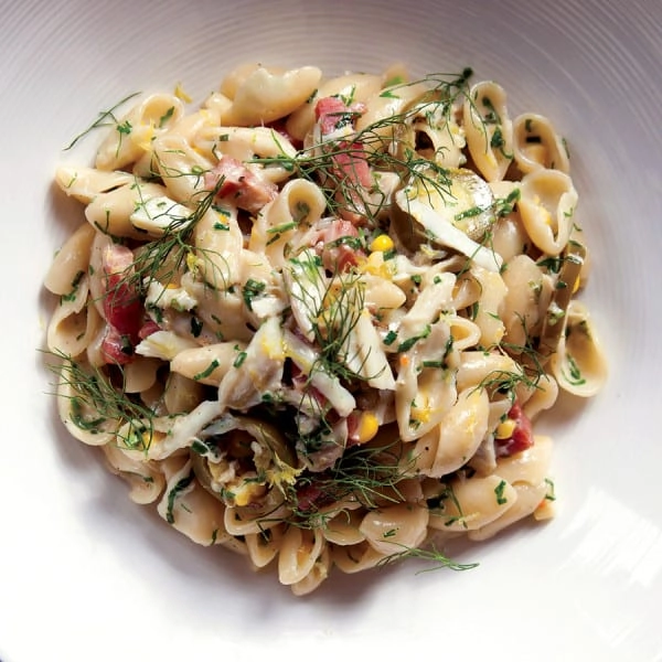 Orecchiette With Crab Chilli And Lemon Zest