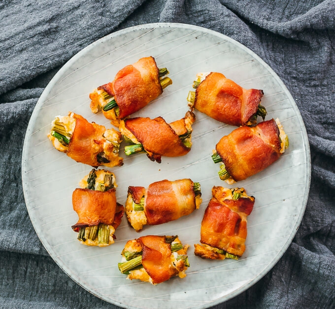 Bacon Wrapped Asparagus Tips