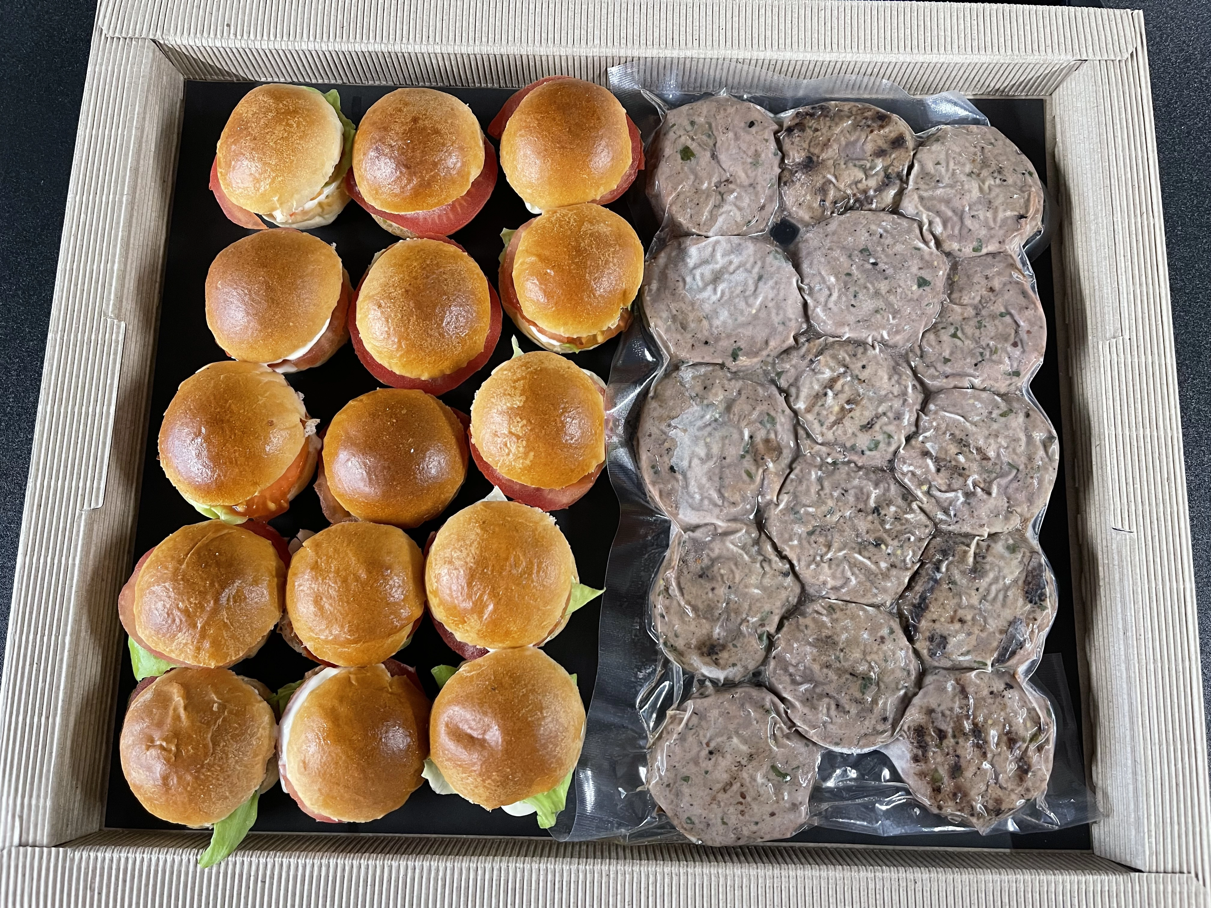 Mini Re-Heatable Beef Burger
