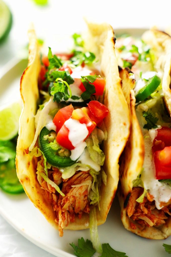 Shredded Chicken Tacos