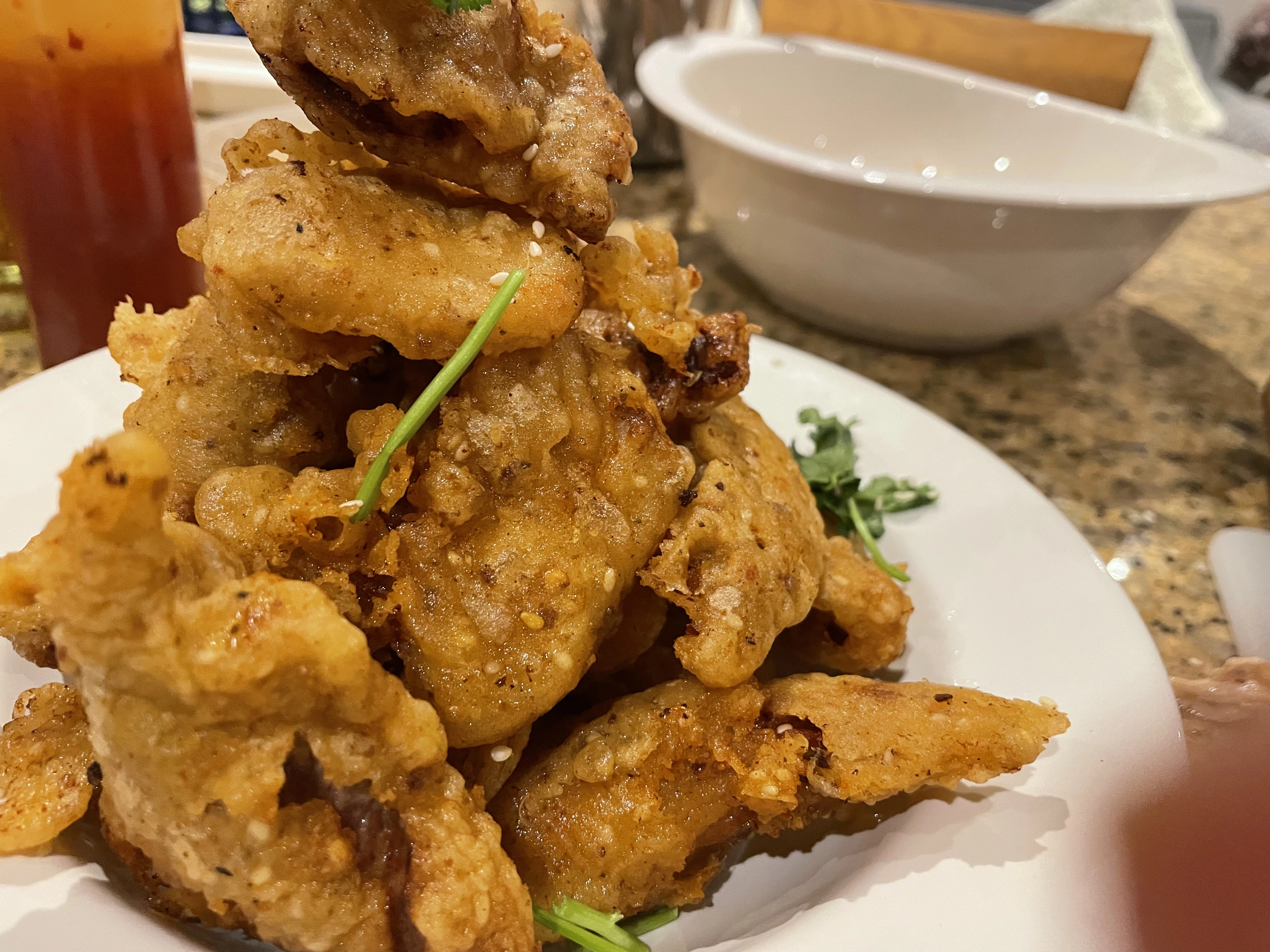 Szechuan Crispy Pork With Sweet Chilli Dipping Sauce