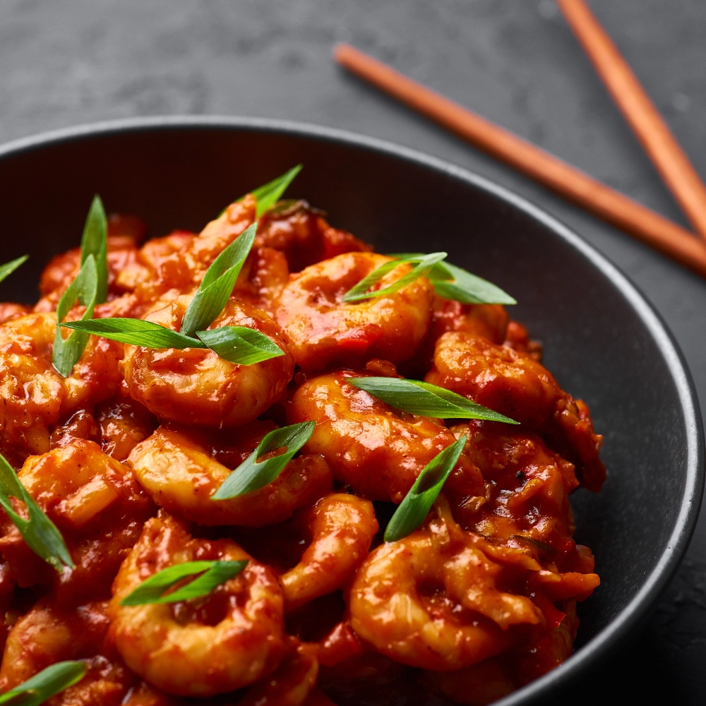 King Prawns In Chilli And Garlic