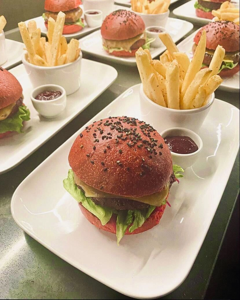 Pretty-In-Pink Burger