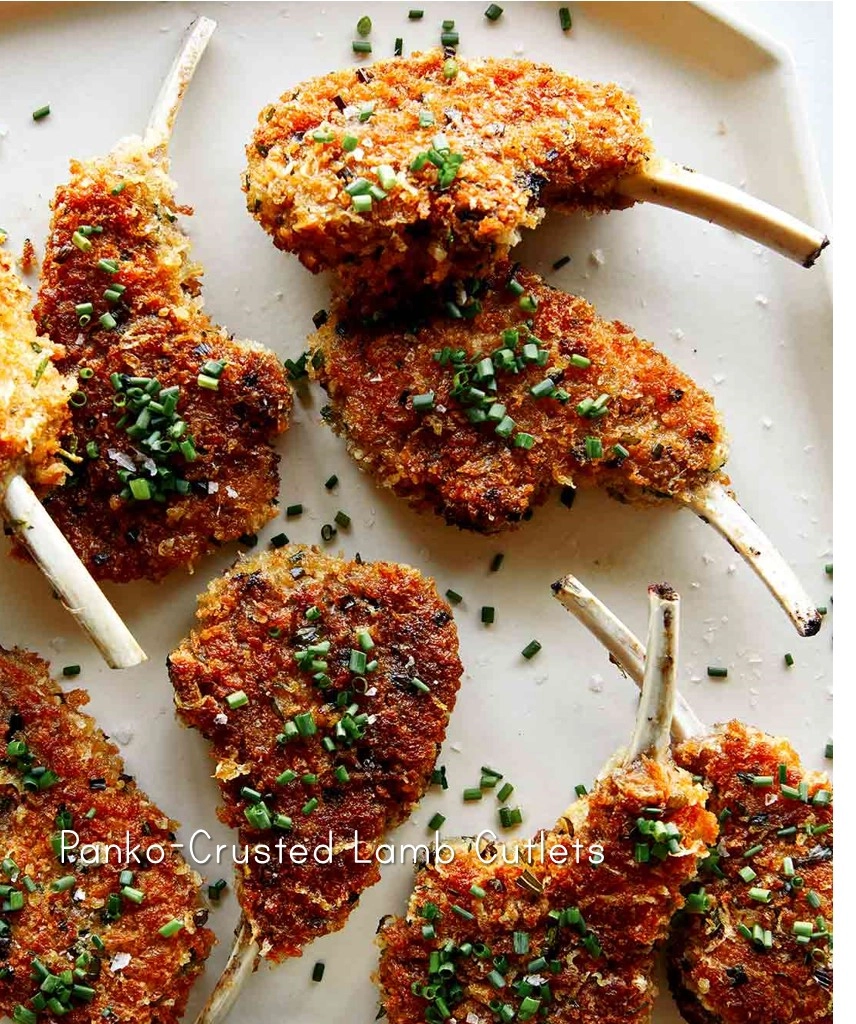 Panko-Crusted Lamb Cutlets