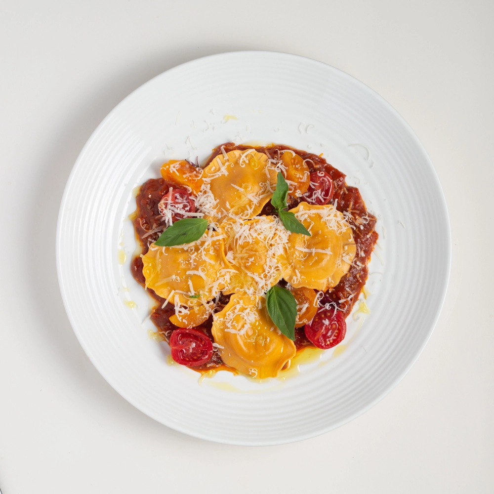 Pumpkin And Sage Ravioli (V)