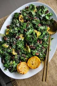 Miso Kale & Avocado Salad With Japanese Dressing (Vegan)