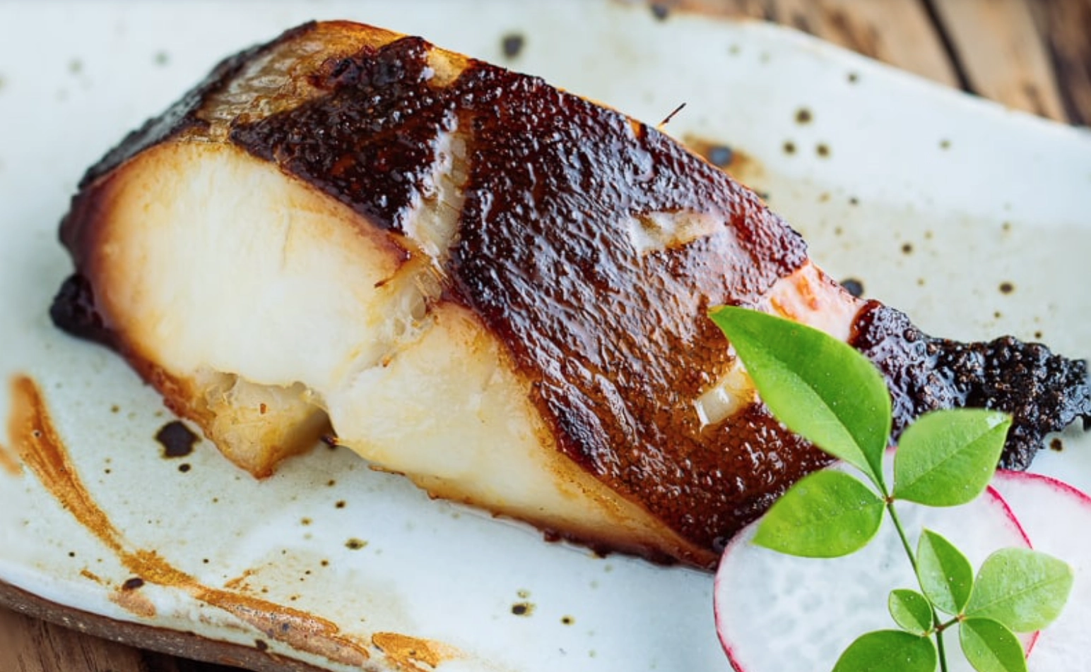 Miso And Teriyaki Glazed Cod