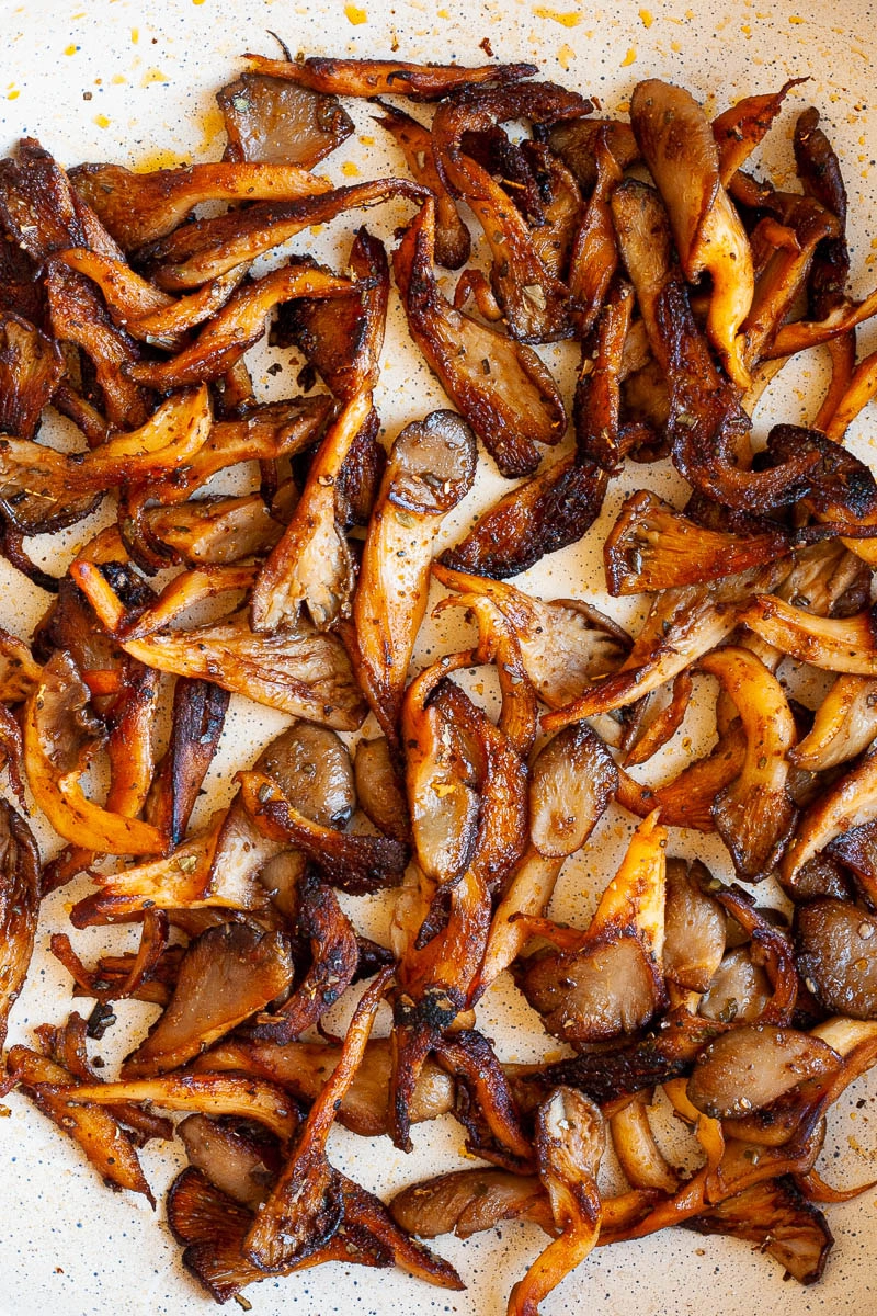 Apricot Glazed Oyster Mushroom (V)