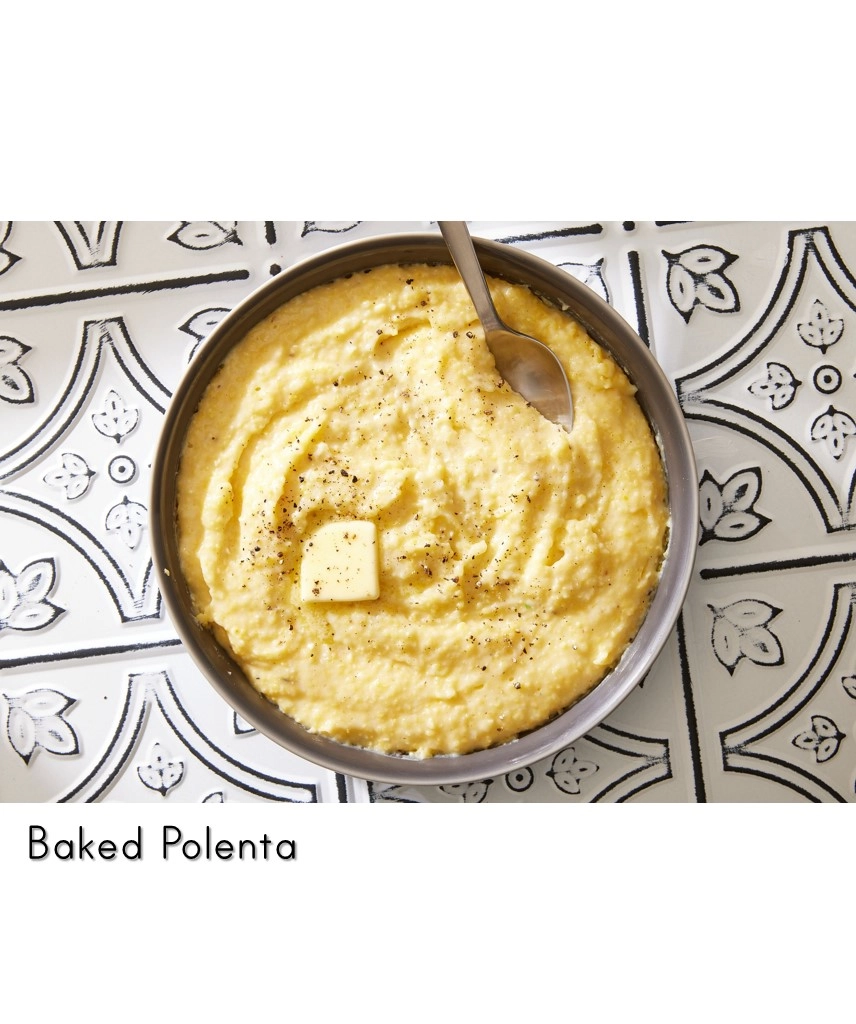 Baked Polenta: "Simple, Creamy And Light”