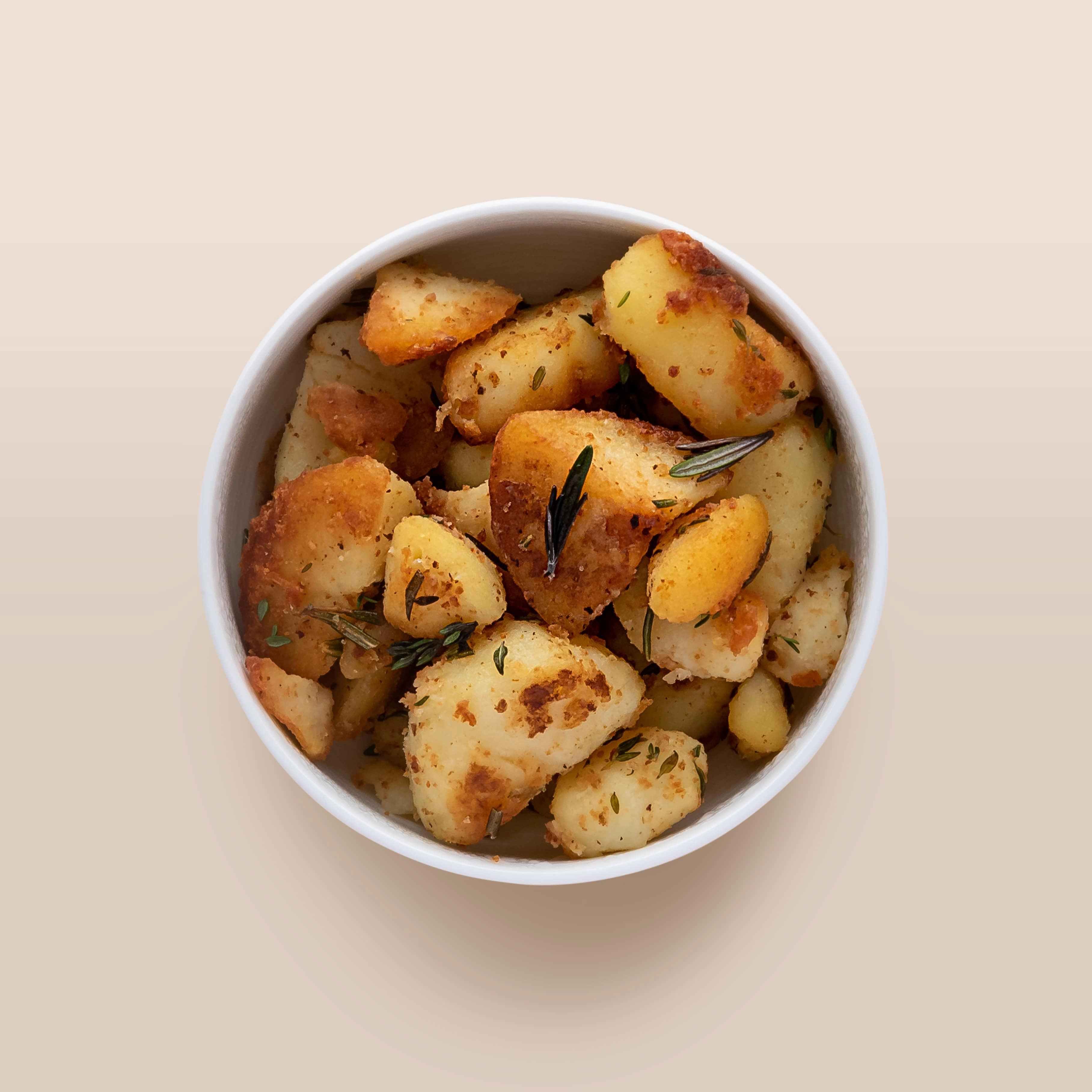 Garlic And Herb Sautéed Roasted Potatoes
