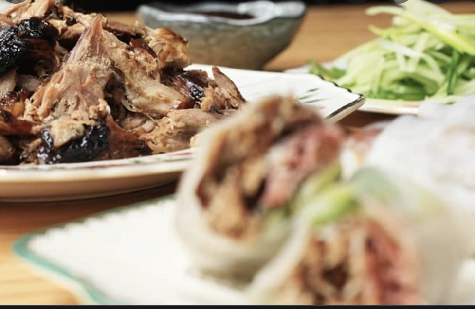 Hoisin Duck Summer Rolls
