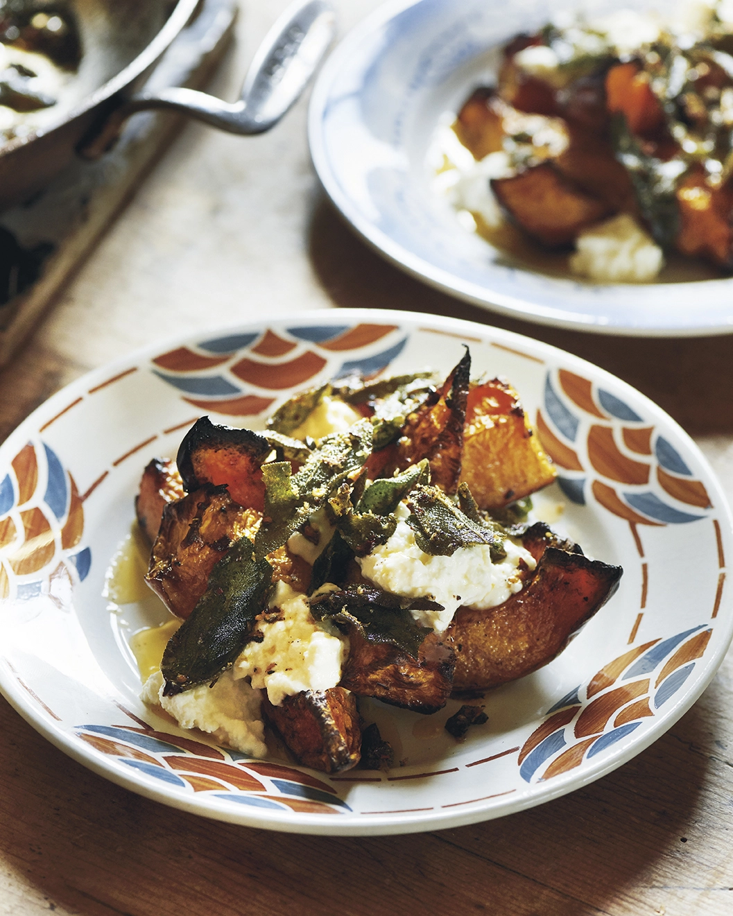 Prince Squash, Orange Oil, Sage, Roasted Hazelnuts, Cashew 'Ricotta'