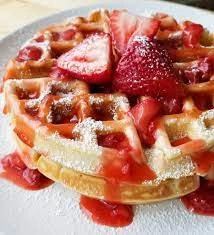 Belgian Style Waffles (V/Ve)