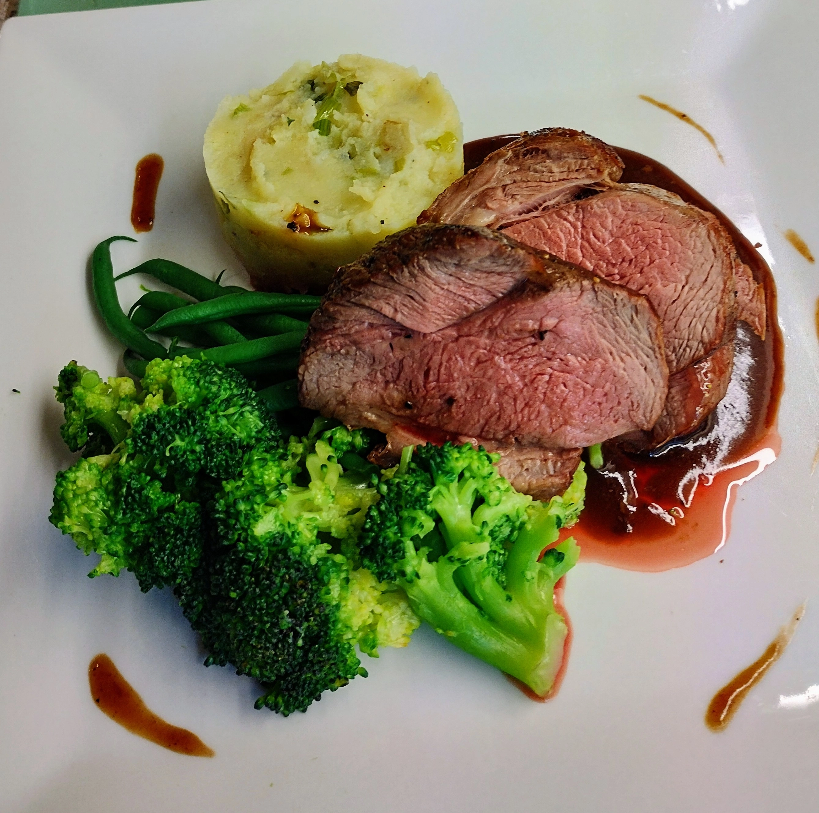 Sous Vide Lamb Rump (16 Hours Slow And Low Cooked) With Lemon & Mint Crust