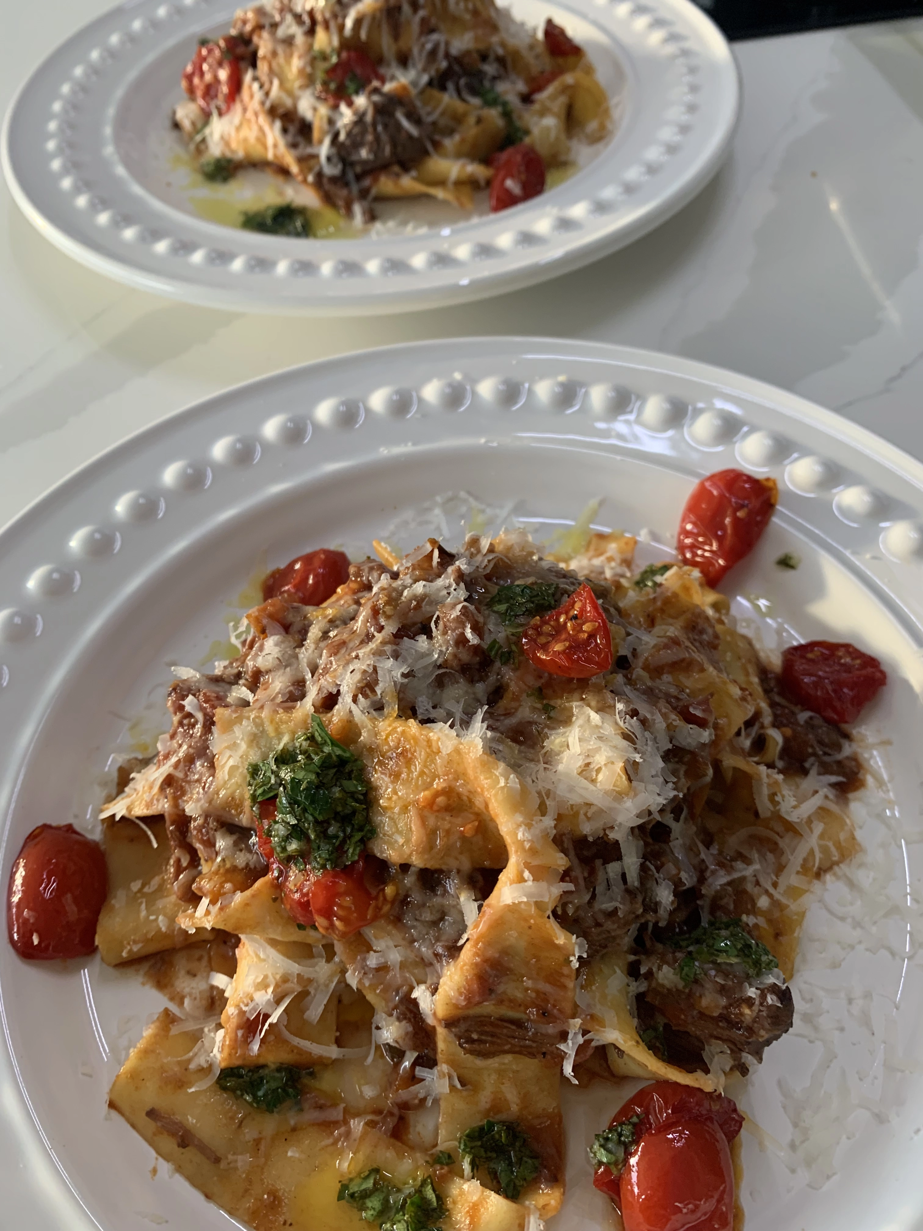 Lamb Or Beef Ragu With Pappardelle & Gremolata