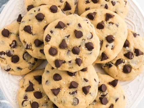 Cream Cheese And Chocolate Chip Cookies (V)