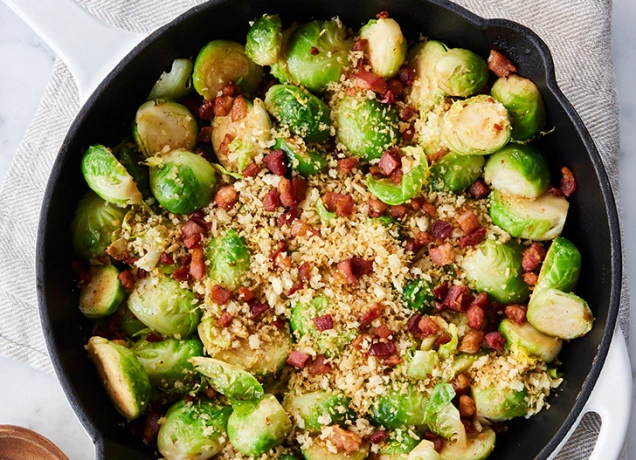Brussels Sprouts Toasted With Panceta (V)