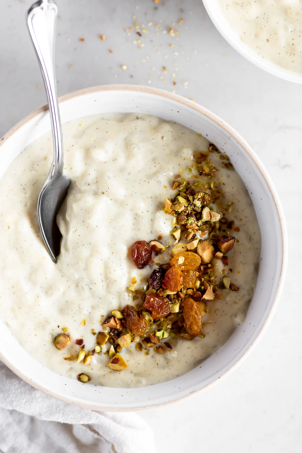 Cardamom Rice Pudding W Almonds & Pistachios (V)