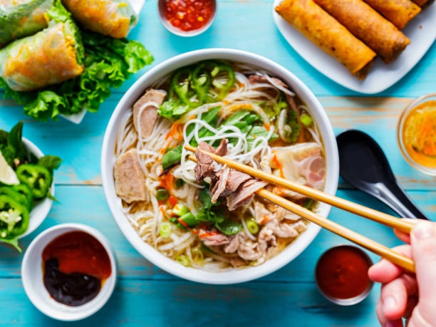 Beef / Vegetable / Seafood Pho Bowl, Choose Variant