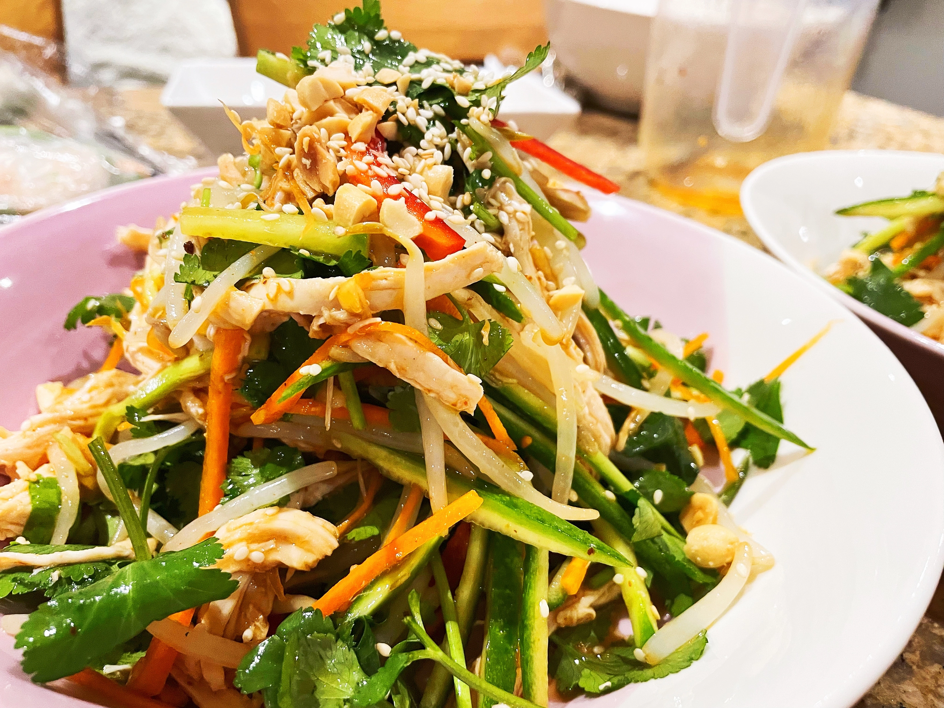 Rainbow Chicken Salad