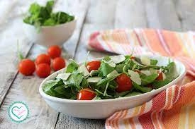 Rocket Salad, Tomatoes, Parmesan Cheese And Balsamic Glaze (Vg)