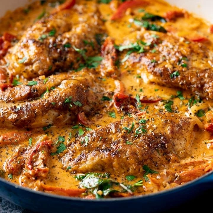 Tuscan Chicken (Or Lamb)