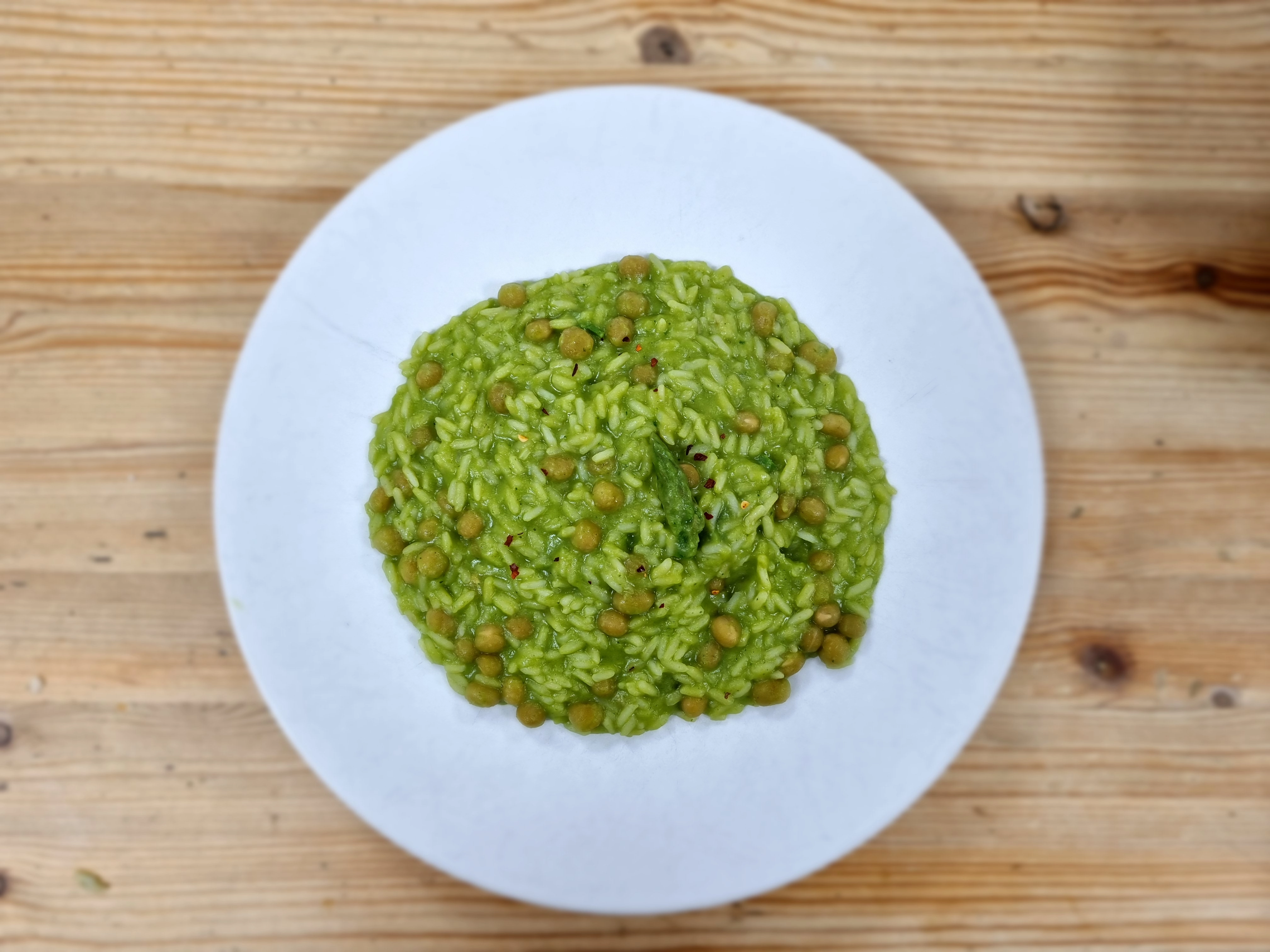 Asparagus And Peas Risotto
